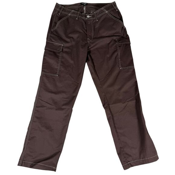 True Religion Brand Jeans 108335 Men's Bracken Brown Cargo Pants Size 36